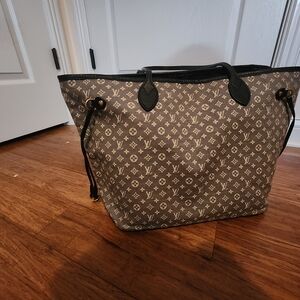 Louis Vuitton Monogram Tote Bag Anniversary Print Neverfull